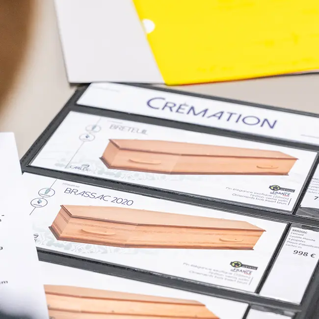 Catalogue cercueil cremation